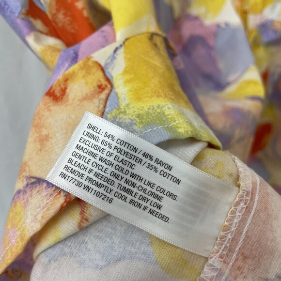 Ingrid & Isabel Women's Size Large Maternity Watercolor Floral Print Tank Top - Picture 13 of 13